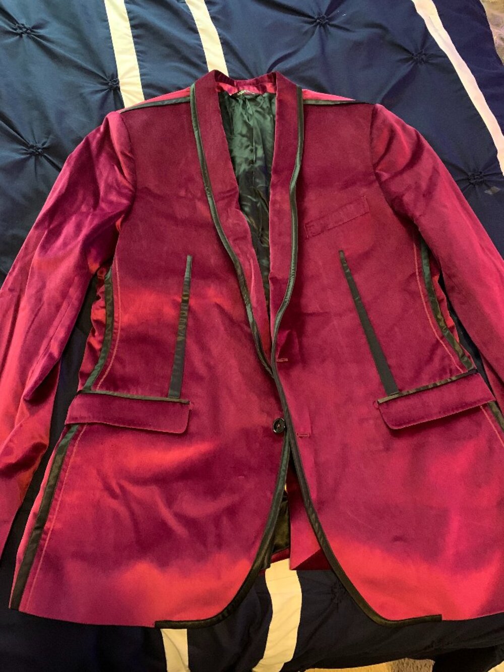 Dolce Gabbana Rose Pink blazer Jacket Size 54 men